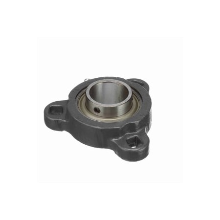 Browning VF3S 100-M Light Duty Non-Expansion Round/Straight Bore Flange Mount Ball Bearing Unit, 1-1/4 in Bore 767746